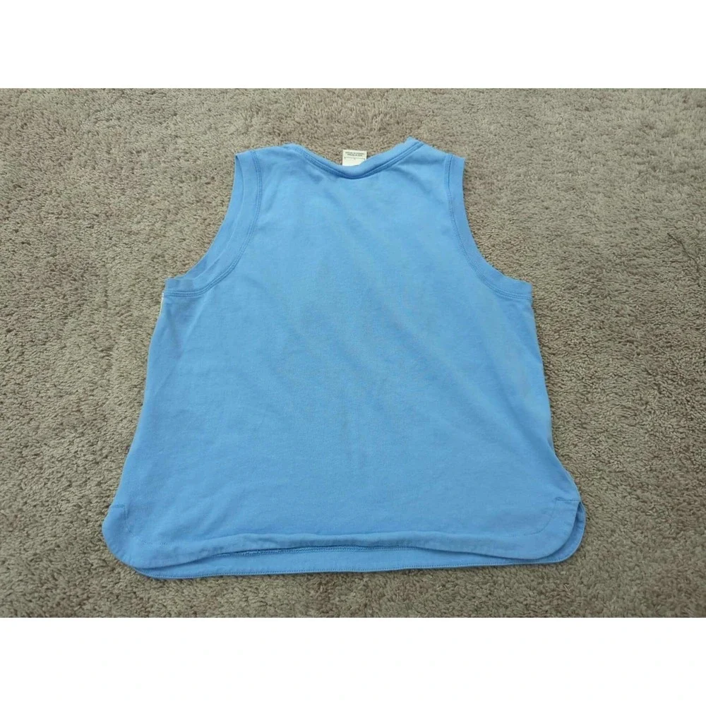 Nike Sportswear DNA Tank Top Womens L Colorway Blue White‎ Stack Swoosh Athletic